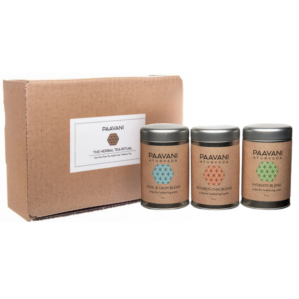 Kit de Té Ritual Herbal | Colección Ayurvédica Orgánica